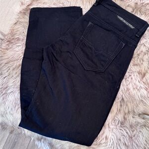 Diesel Black Denim SAFADO Slim-Straight Jeans